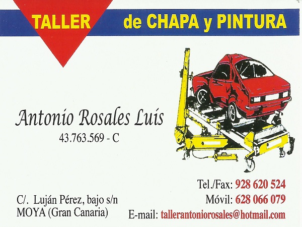Taller de chapa y pintura antonio rosales foto